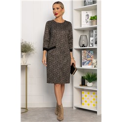 Платье Твоя мода (коричневое) П13746-19М