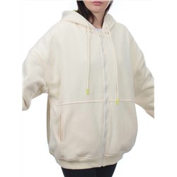 2560 BEIGE/YELLOW-GREEN Худи женское (50 гр. синтепон)