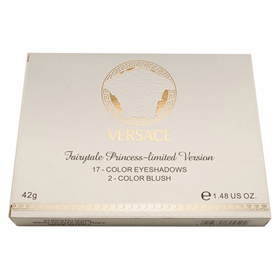 Тени для век Versace Fairytale Princess-limites Version тени 17 цв. + румяна 2 цв. № 4 42 g