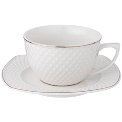 ЧАЙНЫЙ СЕРВИЗ  LEFARD "ДИАМАНД ГОЛД" НА 6 ПЕР. 15 ПР. 1100/220/220/220 МЛ (КОР=2НАБОР.)