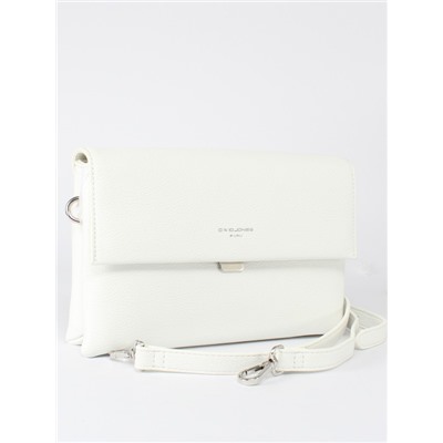 Сумка женская искусственная кожа DJ-CM 6919-WHITE,  2отд,  плечевой ремень,  белый SALE 259775