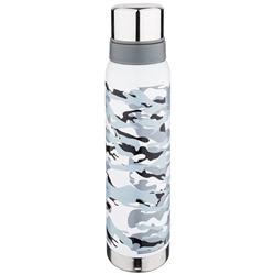 ТЕРМОС AGNESS С УЗКИМ ГОРЛОМ И 2-МЯ КРЫШКАМИ-ЧАШКАМИ, 1000МЛ, КОЛБА НЖС (КОР=12ШТ.)