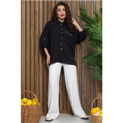 Рубашка Лиссабон (черная) Б13261-7М