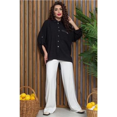 Рубашка Лиссабон (черная) Б13261-7М