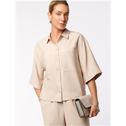 Блузка из плотного лиоцелла