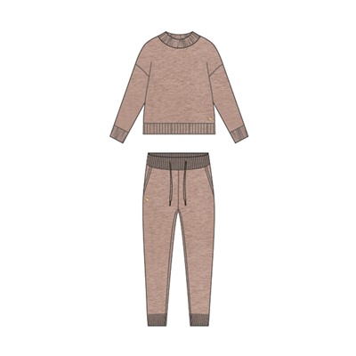 Комплект для девочки: джемпер, брюки