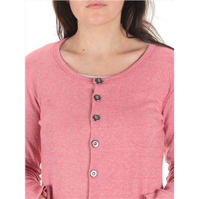 TA032 PINK Кардиган женский (100% хлопок)