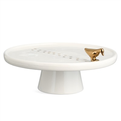 БЛЮДО СЕРВИРОВОЧНОЕ НА НОЖКЕ, 25Х25Х10,7 СМ