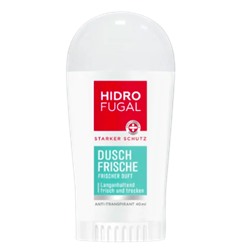 Hidrofugal Deo Stick Antitranspirant Dusch-Frische, Дезодорант-антитранспирант стик "Свежесть душа", 50 мл