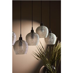 Светильник подвесной каскадный Aurora, 110х18 см, прозрачный