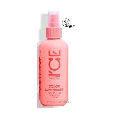 ICE BY NATURA SIBERICA Маска-спрей для окрашенных волос ламинирующая color luminaiser 200 мл