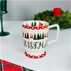 164-050 Кружка 430мл НОВЫЙ ГОД в под.уп.(х48)Фарфор