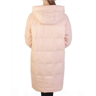8808 PINK Пальто женское демисезонное (100 гр. синтепон)