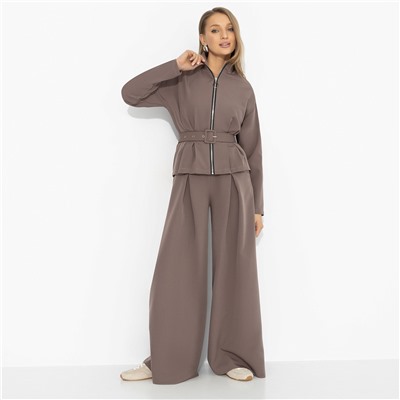 Брючный костюм комфортный, Так выглядит уверенность (2 в 1, с поясом)