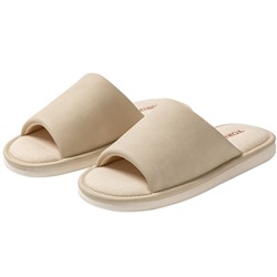 2024 new PU leather slippers Female summer cloth bottom anti -sliding home, not smelly feet, four seasons universal male waterproof