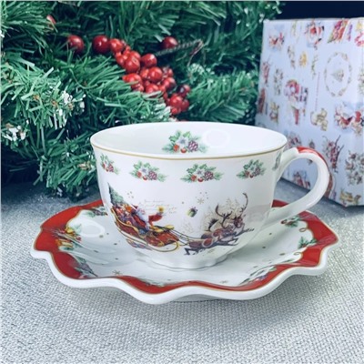 205-293 Чайный набор 12пр. 200 мл НОВЫЙ ГОД в под.уп.(х6)