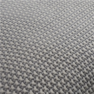 Подушка декоративная из стираного хлопка серого цвета из коллекции Essential, 45х45 см