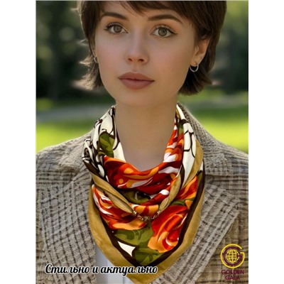 Платок на шею с украшением Артикул 2455/21