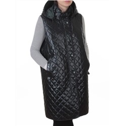 802 DK. GREEN Жилет утепленный женский (50 гр. синтепон)