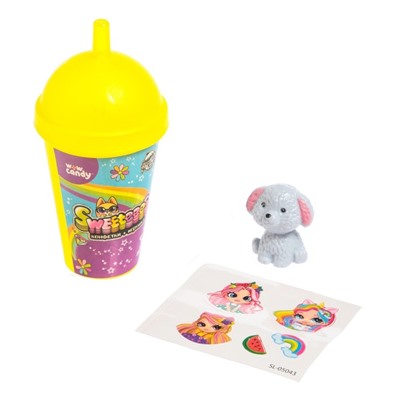 Набор Sweeteees, игрушка в красивой баночке, МИКС, уценка (нет конфет)