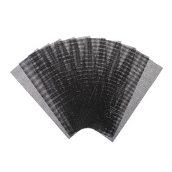 Сетка абразивная ТУНДРА, водостойкая, корунд, 115×280 мм, Р40, 10 шт.