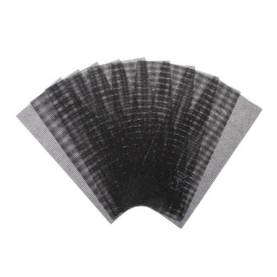 Сетка абразивная ТУНДРА, водостойкая, корунд, 115×280 мм, Р40, 10 шт.