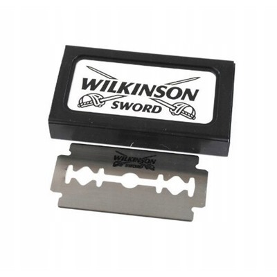 Лезвия для бритья классические двусторонние Wilkinson Sword 25шт. (5X5шт. =25 лезвий) (Pillar Box.)