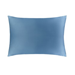 Комплект постельного белья из премиального сатина джинсово-синего цвета из коллекции Essential, 150х