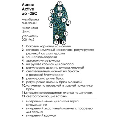 Комбинезон зимний для девочки
