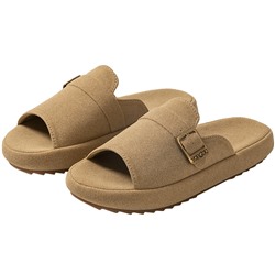 Men's open slippers Summer 2025 new home indoor non -slip beef tendon bottom female wears spring and autumn