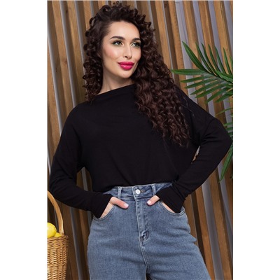 Блуза Грей (черная) Б13046-44М