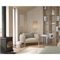 Торшер Vinger, 135 см, бежевый