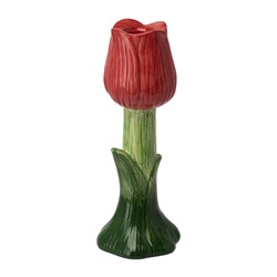 Подсвечник Floret красного цвета из коллекции Blossom, 18 см