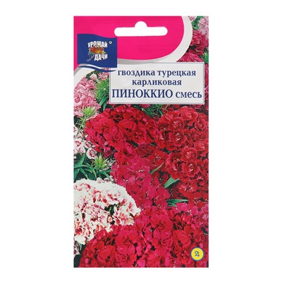 Семена цветов Гвоздика Турецкая "Пиноккио", 0,2 г