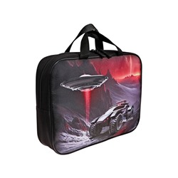 Папка с ручками текстильная А4, 350×270×80 мм, Stavia «Космос»