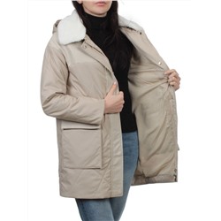 M24-096 BEIGE Куртка демисезонная женская (100 гр. холлофайбер)