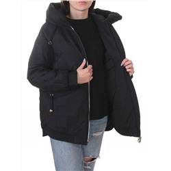 A05 BLACK Куртка стеганая зимняя женская (150 гр. холлофайбер)