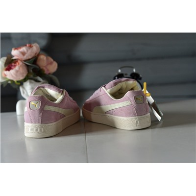 Гламурные Puma Suede XL из натуральной замши