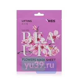 WEIS Flower Маска для лица САКУРА лифтинг, 23гр