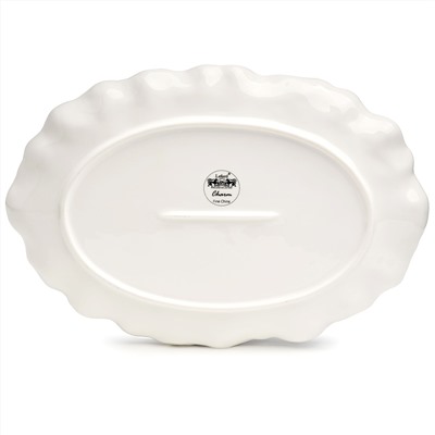 БЛЮДО ОВАЛЬНОЕ LEFARD "CHARM" 30,5*21*3 СМ (С ЗОЛОТОЙ ЛИНИЕЙ)