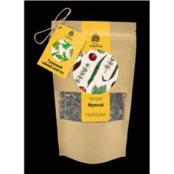 Чайный напиток травяной «Мужской» / CraftTea / 50 г / Сибирский кедр