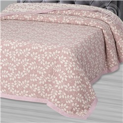 Покрывало жаккардовое Камея пудровая