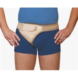 322-1 Бандаж грыжевый паховый односторонний "Польза" р.2 (бежевый)