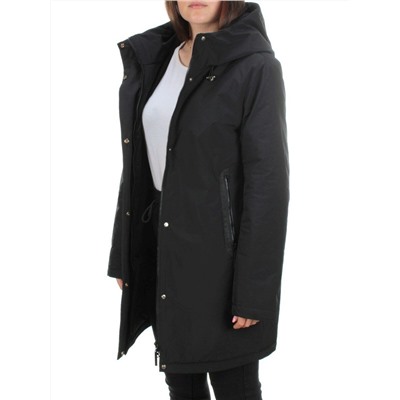 22223 BLACK Куртка демисезонная женская (120 гр. синтепон)