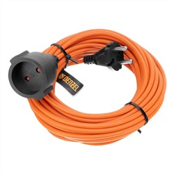 Удлинитель-шнур силовой Garden Series, б/з, ПВС, 10м, 1 розетка, 2 x 1,5 мм, Denzel