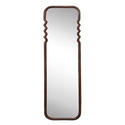 Зеркало Fluid, 54х180 см, коричневое