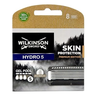 Кассеты для бритвы Schick (Wilkinson Sword) HYDRO-5 Skin Protection Premium Edition (8шт)