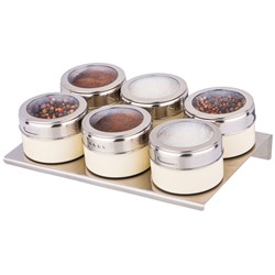 НАБОР ДЛЯ СПЕЦИЙ AGNESS 7 ПР. НА МАГНИТАХ, В Т.Ч. МЕТАЛ.ПОДСТАВКА 20*13*5 СМ