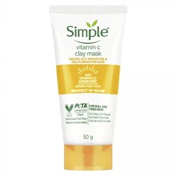 Маска с Витамином C и Глиной (50 г), Vitamin C Clay Mask, произв. Simple