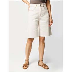 Шорты из эластичного денима